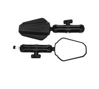 Rétroviseurs de moto Rétroviseur Universel Pour Moto Pliable Et Réglable Avec Réflecteur Latéral Kunststoff Motorrad Spiegel