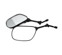 Rétroviseurs de moto Rétroviseurs de moto, filetage droit de 8 mm, pour quads GY6 50cc, 110cc, 125cc, 150cc, cyclomoteurs et scooters Rétroviseurs de guidon