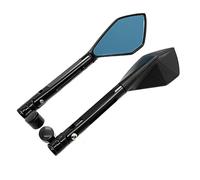 Rétroviseurs De Moto Rétroviseurs De Recul pour H&Onda CB1000R CB1300 CB600F pour Hornat CBF600 CB400 CBR125R CBF125(Noir)