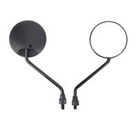 Rétroviseurs de moto Rétroviseurs Latéraux Arrondis Pour Moto, Vélo Électrique, Scooter, 10 Mm, 8 Mm, Pour Scooter, Pour Kawasaki Rétroviseurs de guidon(Y-10MM)