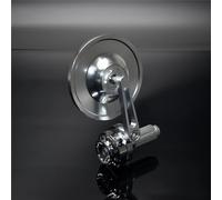 Rétroviseurs de moto Rétroviseurs latéraux CNC haut de gamme pour moto pour BMW R Nine T et guidon creux de 22 mm Rétroviseurs de guidon(R Nine T silver)