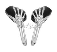 Rétroviseurs De Moto Skull Hand,4 Couleurs,Honda Shadow Aero Phantom Vlx Vt Vf700 750 1100 Vtx 1300 1800 C Gl 1500 1800 - Type A