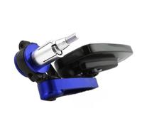 Rétroviseurs de moto universels CNC 7/8 pouces 22 mm, verre transparent, for guidon de scooter, accessoires(Blue)