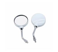 Rétroviseurs de moto Vue arrière Pour Ducati Pour Monster696 797 821 Pour Hypermotard 950 Pour Scramble Rétroviseurs Arrière De Moto 8-10MM(Blanc)