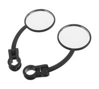 Rétroviseurs de Scooter de Mobilité pour Fauteuil Roulant 22mm | Paire Noire, Support Réglable, Vision Large et Stable, Usage en Communauté Résidentielle ou Parc