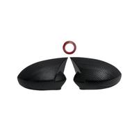 Rétroviseurs De Voiture Pour Fiat 500 500C Pour Abarth 2007 2008 2009 2010-2023 Accessoires Remplacement Pour Coque Rétroviseur HBGURM(Carbon Look)