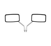 Rétroviseurs d'extrémité 1 Paire Rétroviseurs Moto Rectangle Universels 10mm Rétroviseur Chromé Moto Miroir Moto Scooter E-bike Rétroviseurs (Couleur : A)