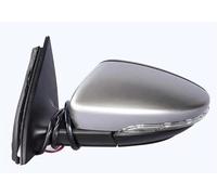 Rétroviseurs extérieurs 6 9 13 Fils Voiture Chauffée Auto Pliant Clignotant Côté Miroir Assemblée Pour Vw Pour Passat B7 2012 2013 2014 2015 2016(Argent,L 6 Wire)