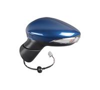 Rétroviseurs Extérieurs Auto 1 Pièce Pour Ford Pour Fiesta 2009~2017 Rétroviseur Extérieur Rétroviseurs Latéraux Avec Clignotant Sans Pliage Électrique(Dark Blue-Left Side)