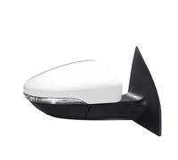 Rétroviseurs extérieurs auto Accessoires Auto Pour VW Pour Scirocco 2009-2016 Rétroviseur Extérieur Automatique 6/9 Broches Ensemble rétroviseur voiture(BLANC,13Wires R)