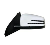Rétroviseurs extérieurs auto Ensemble Rétroviseur Intérieur Électrique Rabattable Et Réglable Avec Clignotant Pour Mercedes Pour Benz W176 Bekuyu(Left White)
