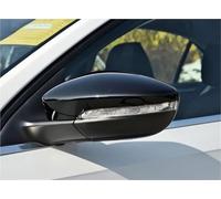 Rétroviseurs extérieurs auto Rétroviseur Chauffant Rabattable À 8 Broches Pour VW Pour Jetta VI 2012-2018 5C7857507 5C7857508 Ensemble rétroviseur voiture(Noir,La gauche)