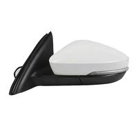 Rétroviseurs Extérieurs Auto Rétroviseur Gauche/droit Pour Skoda Pour Octavia 2014-2017 Réglage Automatique De L'objectif Chauffage Clignotant Électrique Pliable Rétroviseurs De Voiture(BLANC,7 Pin L)