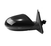 Rétroviseurs extérieurs auto Rétroviseur Latéral Chauffant Et Rabattable À 8 Fils Pour A6 C7 2013-2018 Ensemble rétroviseur voiture(Noir,12 Wires R)