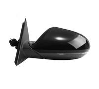 Rétroviseurs extérieurs auto Rétroviseur Latéral Chauffant Et Rabattable À 8 Fils Pour A6 C7 2013-2018 Ensemble rétroviseur voiture(Noir,8 Wires L)