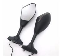 Rétroviseurs Extérieurs avec Clignotants Intégrés Noirs pour Suzuki GSXR 600, 750, 1000, 1100, Hayabusa, GSF 600S, Bandit, 1200, 1200S, SV650S Et SV1000S - Accessoires pour Latéraux