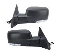 Rétroviseurs Extérieurs Noirs Rabattables Électriquement Double Prise Accessoires Latéraux Pour Dodge Pour Ram 1500 2500 3500 2013 2014 2018 Rétroviseurs Latéraux(1 paire)