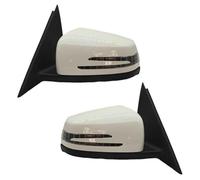 Rétroviseurs Extérieurs Pour Mercedes Pour Benz W212 E250 E300 E350 E400 E550 E63 AMG 2010-2016 Ensemble Couvercle Rétroviseur Latéral Automatique(1Pair White)