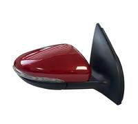 Rétroviseurs extérieurs Rétroviseur 6 Lignes À Réglage Électrique, Chauffage, Rabattable Manuellement Pour VW Pour Golf 2008-2013 1 Pièce Miroir Extérieur(1PCS Emma red R)