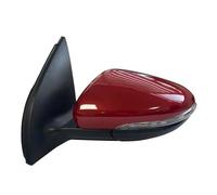 Rétroviseurs extérieurs Rétroviseur 6 Lignes À Réglage Électrique, Chauffage, Rabattable Manuellement Pour VW Pour Golf 2008-2013 1 Pièce Miroir Extérieur(1PCS Emma red L)