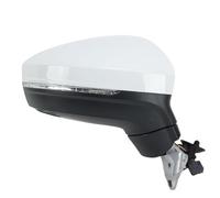 Rétroviseurs Extérieurs Rétroviseur 8 Broches Pour Tiguan 2018-2023 Double Prise Blanche Avec Éclairage D'angle Mort Accessoires Rétroviseur Latéral(droite)