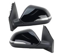 Rétroviseurs Extérieurs Rétroviseur Extérieur 8 Fils Pour Hyundai Pour Sonata 9e Génération 2015-2017 Clignotant Noir Feu Aveugle Accessoires Rétroviseur Latéral Miroir Rétroviseur(1 paire)