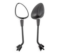 Rétroviseurs Guidon Compatible Avec Vespa Pour Primavera 50 2T NOABS E2-E3 2013-2017 Pour Primavera 125 4T 3V IGET ABS E4 2016-2018 Rétroviseurs De Moto(Black)