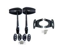 Rétroviseurs Guidon Ensemble De Rétroviseurs pour Moto, Support De Rétroviseur Avant Adapté pour XMAX300 X Max 300 2017-2023