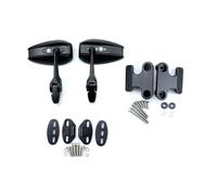 Rétroviseurs Guidon Ensemble De Rétroviseurs pour Moto, Support De Rétroviseur Avant Adapté pour XMAX300 X Max 300 2017-2023