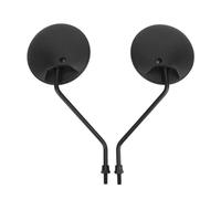 Rétroviseurs Guidon Lot De 2 Rétroviseurs Latéraux Ronds Universels De 8 Mm/0,3 pour Moto Vélo Électrique, Scooter, Coque ABS, Tige Métallique
