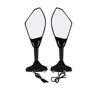 Rétroviseurs Guidon Rétroviseur 1 Paire de rétroviseurs latéraux Moto réglables avec Clignotant LED pour C&BF CBR1000RR CBR600F CBR600F2 CBR600F3