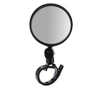 Rétroviseurs Guidon Rétroviseur De Vélo À Rotation De Degrés Miroir Convexe Auxiliaire Montage Sur Guidon Rétroviseurs De Vélo Rétroviseurs de moto ronds(1pcs round L)