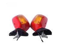 Rétroviseurs Guidon Rétroviseur Rétroviseurs Arrière Gauche Et Droit De Moto Rouges, Boîtier Clignotant pour Goldwing GL1800 2001-2011