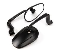 Rétroviseurs Guidon Rétroviseurs Universels Pour Moto 2 Pièces/paire 8 Mm 10 Mm Rétroviseurs Latéraux Pour Guidon(Black)