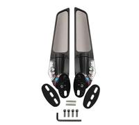 Rétroviseurs Latéraux À Ailes Clignotant pour Suzuki GSXR 600 750 1000 GSX1000 Rétroviseurs latéraux de Moto(Ligh Bigt Mirror)