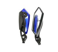 Rétroviseurs latéraux Accessoires De Remplacement De Moto, Guidon Universel, Rétroviseurs Latéraux Gauche Et Droit Réglables(Blue)