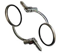 Retroviseurs Latéraux Accessoires De Vélo Universels Rétroviseur Latéral Moto Pour Toute Poignée 7 À 8 Pouces Diamètre Sur Retroviseur Moto Embout Guidon