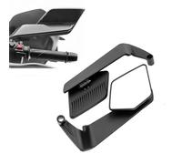 Rétroviseurs Latéraux Aérodynamiques pour Ducati Panigale R 2015-2017, Aileron Pivotants Modification Moto Alliage Aluminium Rétroviseur Vue Arrière Réglable,White-Mirror