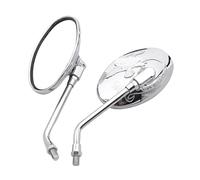 Rétroviseurs Latéraux Arrière De Moto Universels De 10 Mm, Compatibles Avec Honda, Compatibles Avec Suzuki Touring Street Bike Moto, Accessoires Bobber