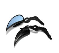 Rétroviseurs latéraux chromés personnalisés for moto, 8-10 mm, miroir bleu, for HONDA, moto, cruiser, chopper ,Rétroviseurs Moto