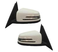 Rétroviseurs Latéraux Complets Pour Mercedes Pour Benz Classe S W221 | S300 S350 S400 S63 2006-2013 Rétroviseurs Extérieurs Électriques Sans Angle Mort(Blanc,1 paire)