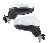 Rétroviseurs Latéraux Complets Rétroviseur Intérieur À 8 Fils Avec Double Prise Éclairage D'angle Mort Pour VW Pour Tiguan 2018-2023(1 pair)