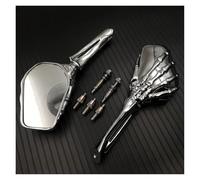 Rétroviseurs Latéraux De Mo&to En Forme Tête Mort Pour SU&ZUKI Et YA&MAHA