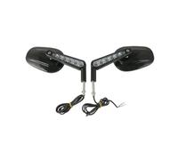 Rétroviseurs latéraux de Moto Clignotant pour Harley 2009 2010 2011 2012 2013 2014-2017 V-Rod VRSCF 8MM(Black)