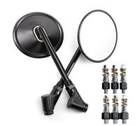 Rétroviseurs Latéraux De Moto CNC Rétroviseur En Aluminium 8mm 10mm Pour Ducati Brouilleur Classique Brouilleur Icône Plein Gaz Enduro Urbain