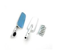 Rétroviseurs latéraux de moto Rétroviseur Intérieur Pour NMAX155 XMAX300 TMAX560 Accessoires De Moto NVX155(Argent)