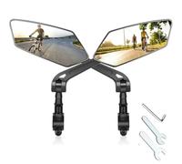 Rétroviseurs Latéraux De Moto Rétroviseur Réflecteur Réglable Rotatif Guidon Miroir Clair Électrique Scooter Cyclisme Vélo Accessoire(One Pairs)