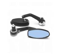 Rétroviseurs latéraux de moto Rétroviseurs Arrière De Moto Extérieurs Guidon Rétroviseur Latéral Pour Triumph Pour Speed Triple Pour Street 675 1050(Argent)