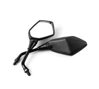 Rétroviseurs latéraux de moto Rétroviseurs De Moto 10Mm Latéraux Pour Ducati Pour Monster 696 797 821 Pour Hypermotard 950 Pour Scramble(Noir)
