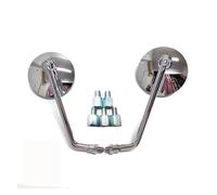 Rétroviseurs latéraux de moto Rétroviseurs Extérieurs De Moto 8/10mm Latéraux Pour Surron Pour Light Bee(Chrome-Long-Bolts)